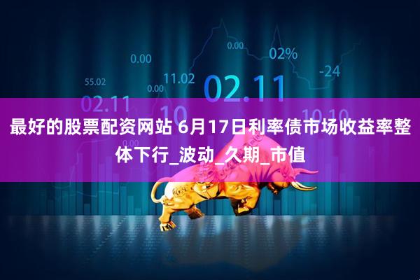 最好的股票配资网站 6月17日利率债市场收益率整体下行_波动_久期_市值